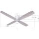 Lucci air 210986 - Потолочный вентилятор FRASER белый/дерево + дистанционное управление