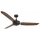 Lucci Air 211017 - Стельовий вентилятор CAROLINA коричневий