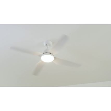 Lucci Air 212994 - Светодиодный потолочный вентилятор ARIA LED/18W/230V белый + дистанционное управление