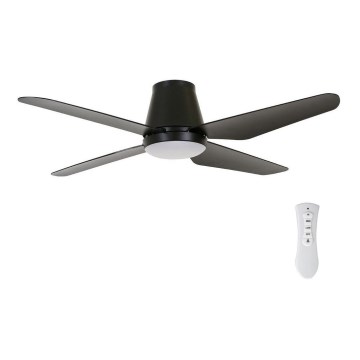 Lucci Air 213002 - Світлодіодний стельовий вентилятор AIRFUSION ARIA LED/18W/230V чорний + пульт дистанційного керування