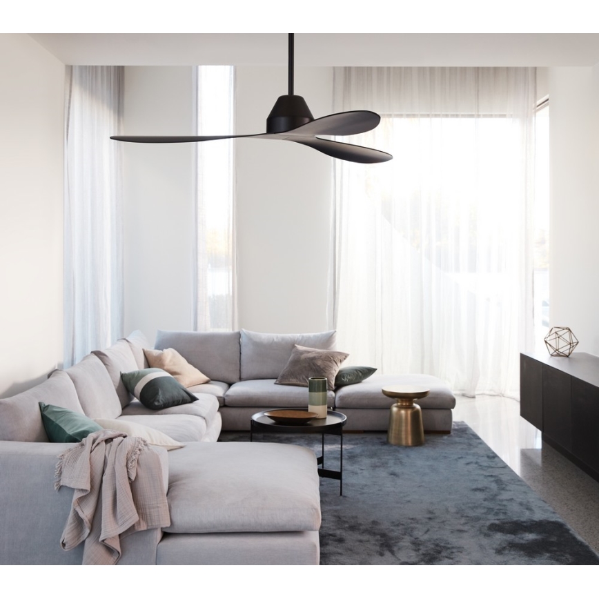 Lucci air 213041 - Потолочный вентилятор WHITEHAVEN черный + дистанционное управление