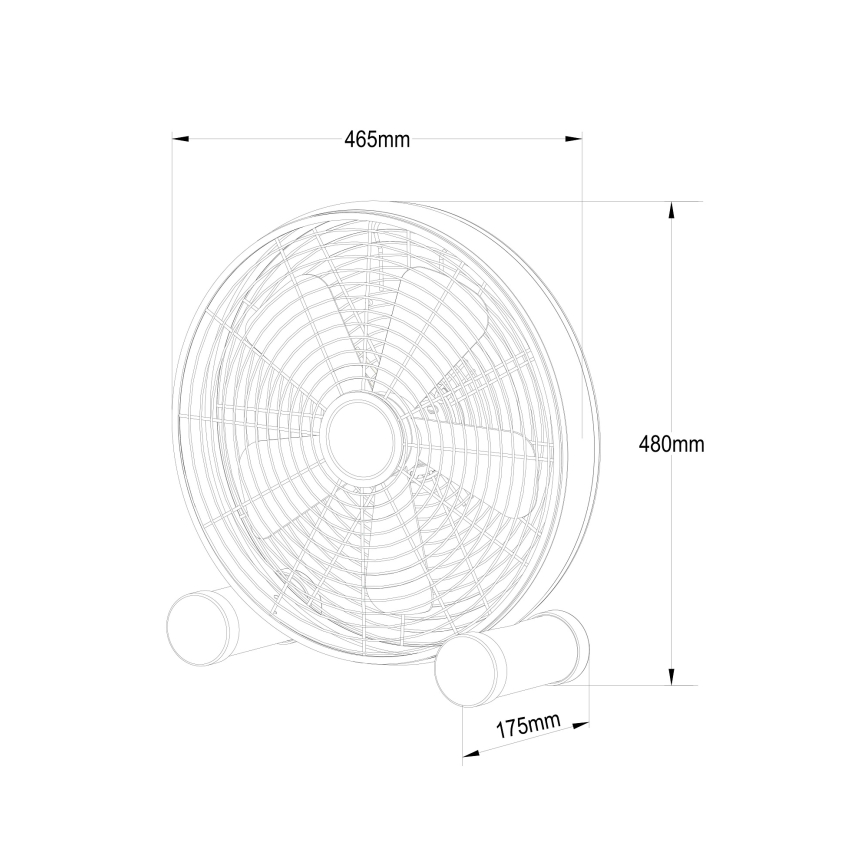 Lucci Air 213123EU - Напольный вентилятор BREEZE коричневый