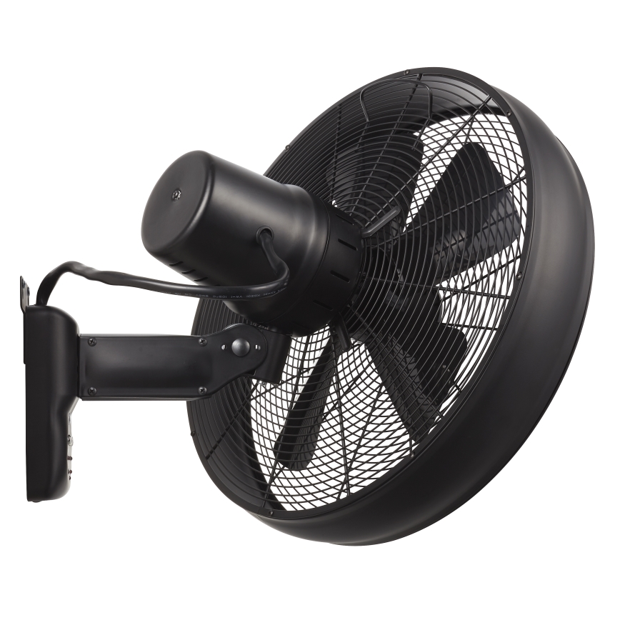 Lucci air 213124 - Настенный вентилятор BREEZE 55W/230V черный + дистанционное управление