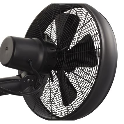 Lucci air 213124 - Настенный вентилятор BREEZE 55W/230V черный + дистанционное управление