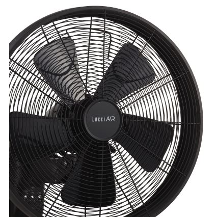 Lucci air 213124 - Настенный вентилятор BREEZE 55W/230V черный + дистанционное управление