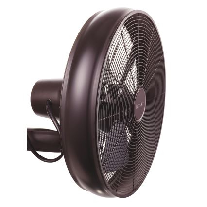 Lucci air 213125 - Настенный вентилятор BREEZE 55W/230V черный/коричневый + дистанционное управление
