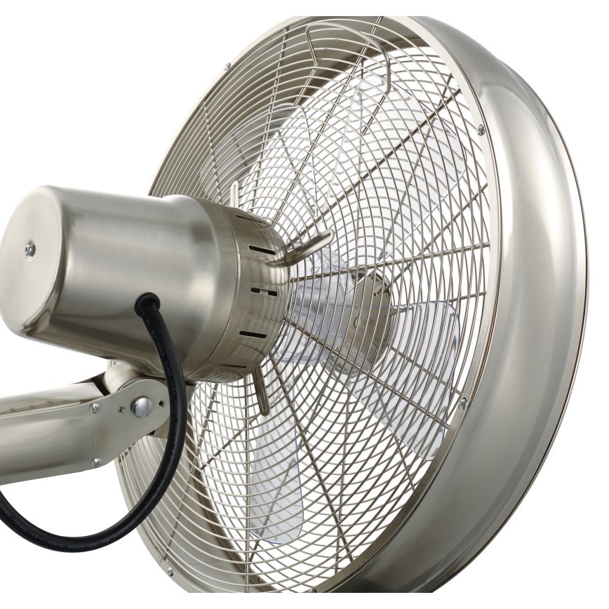 Lucci air 213126 - Настенный вентилятор BREEZE 55W/230V матовый хром + дистанционное управление