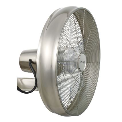 Lucci air 213126 - Настінний вентилятор BREEZE 55W/230V матовий хром + пульт дистанційного керування