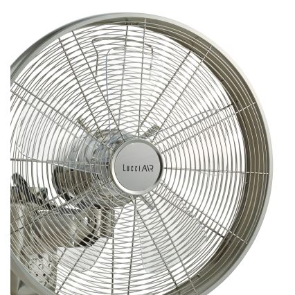 Lucci air 213126 - Настінний вентилятор BREEZE 55W/230V матовий хром + пульт дистанційного керування