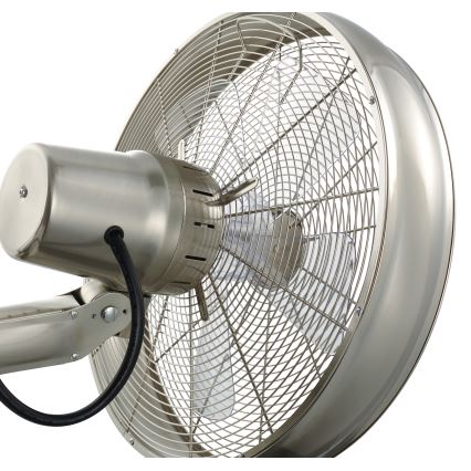 Lucci air 213126 - Настінний вентилятор BREEZE 55W/230V матовий хром + пульт дистанційного керування
