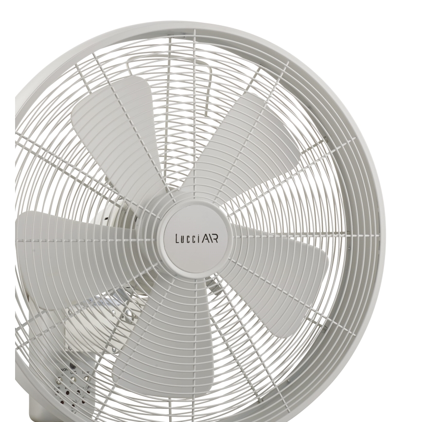 Lucci Air 213128EU - Настенный вентилятор BREEZE 55W/230V белый + дистанционное управление