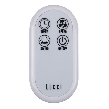 Lucci Air 213128EU - Настенный вентилятор BREEZE 55W/230V белый + дистанционное управление