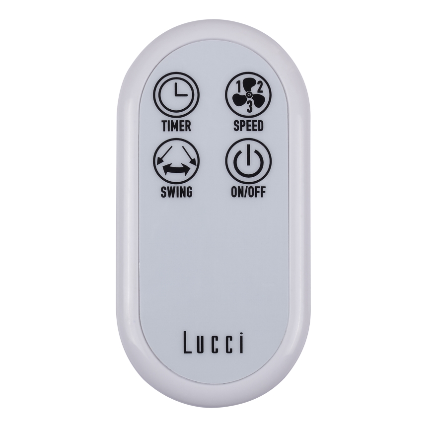 Lucci Air 213128EU - Настенный вентилятор BREEZE 55W/230V белый + дистанционное управление