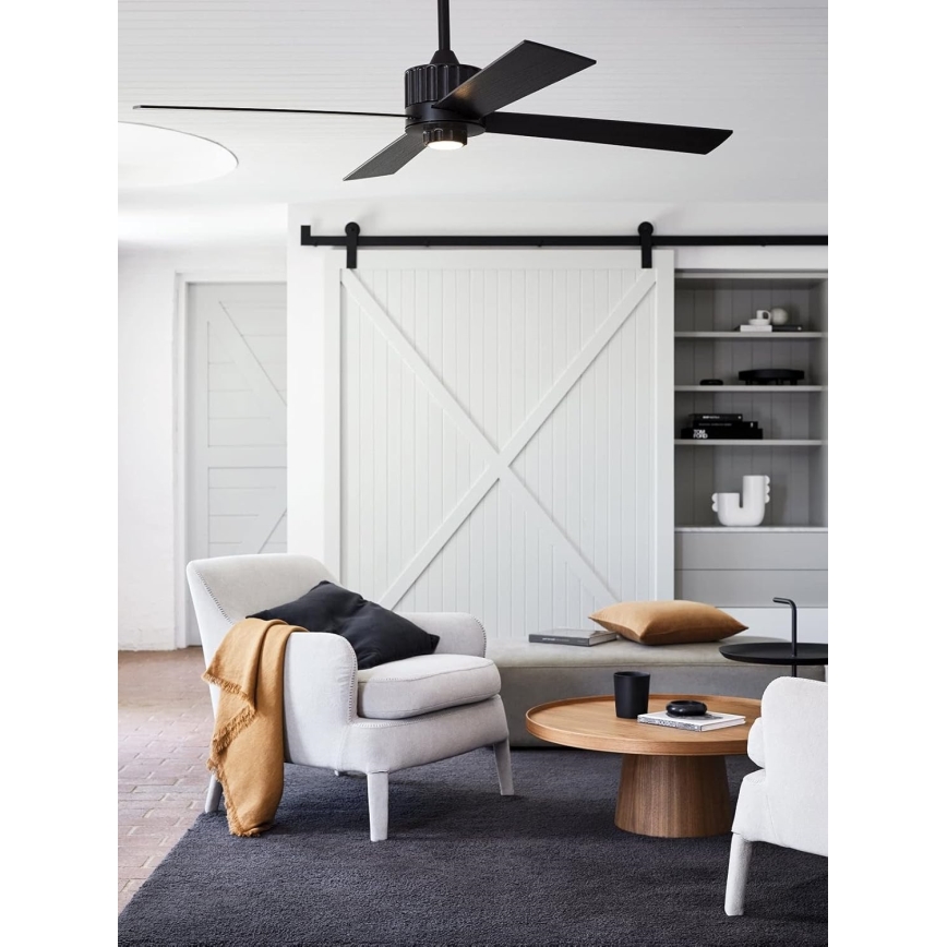 Lucci air 213170 - Светодиодный потолочный вентилятор NEWPORT венге/коричневый + дистанционное управление