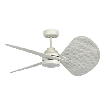 Lucci Air 21325449 - LED-потолочный вентилятор SABLE с диммируемым светом, 1xGX53/12W/230V, 3000/4000/5000K, диаметр 91,5 см, кремовый + пульт дистанционного управления