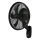 Lucci Air 21326749 - Настенный вентилятор GLIDE 36W/230V диаметр 45 см черный + пульт дистанционного управления