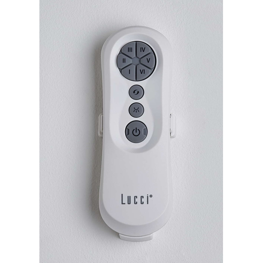 Lucci air 213353 - Стельовий LED вентилятор з регулюванням яскравості NAUTICA 1xGX53/12W/230V білий + дистанційне керування