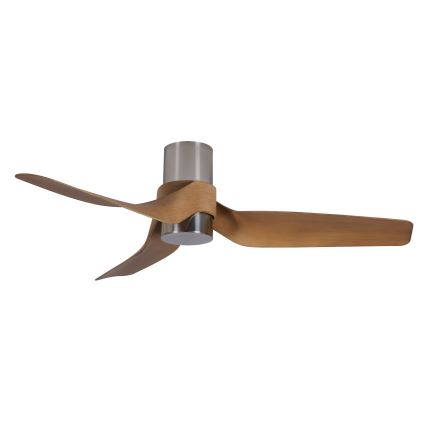 Lucci air 213355-LED Регульований стельовий вентилятор NAUTICA 1xGX53/12W/230V коричневий/глянцевий хром + дистанційне керування