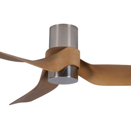Lucci air 213355-LED Регульований стельовий вентилятор NAUTICA 1xGX53/12W/230V коричневий/глянцевий хром + дистанційне керування
