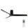 Lucci air 21610149 - Потолочный вентилятор LONDO черный + дистанционное управление