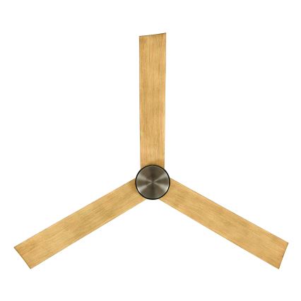 Lucci air 21610449 - Світлодіодний стельовий вентилятор з регулюванням яскравості CLIMATE 1xGX53/12W/230V коричневий/глянцевий хром + пульт дистанційного керування