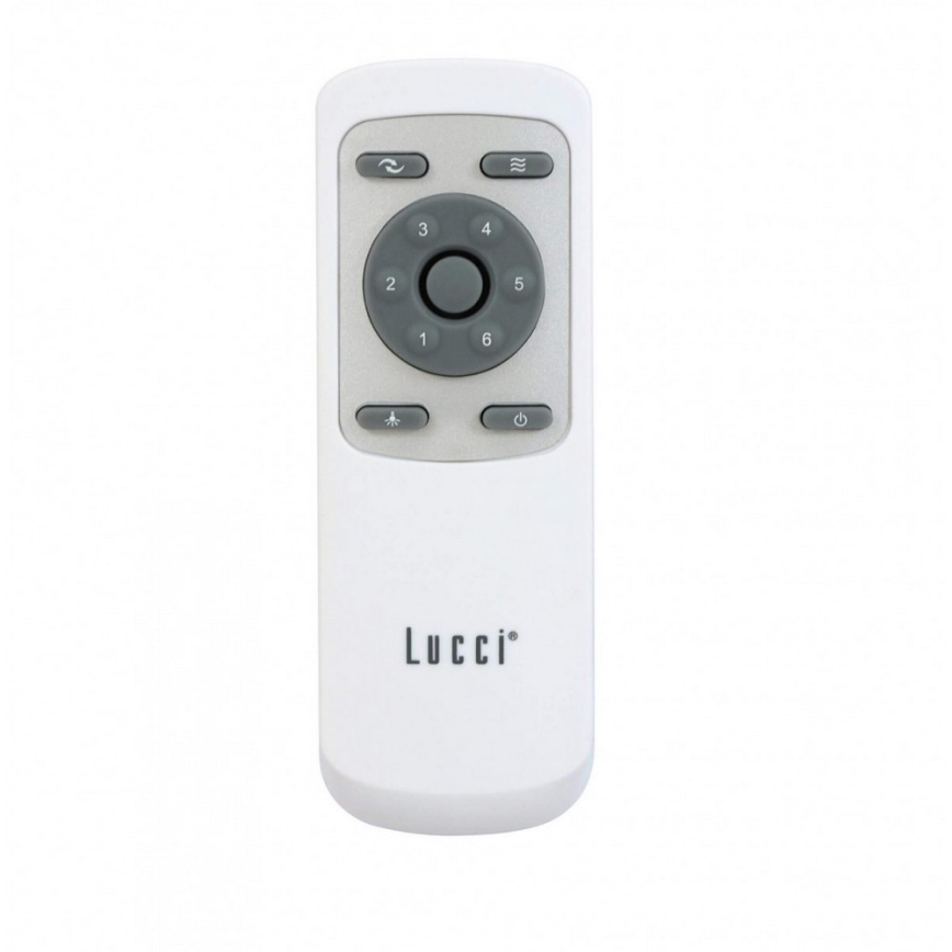 Lucci air 21610849 - Стельовий вентилятор ATLANTA 1xGX53/12W/230V білий + пульт дистанційного керування