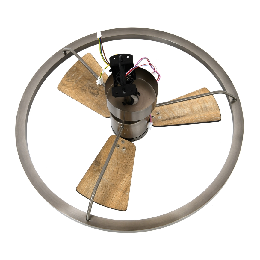 Lucci air 21611749 - Светодиодный потолочный вентилятор с регулированием яркости CESSNA LED/36W/230V 3000/4000/5000K матовый хром + дистанционное управление