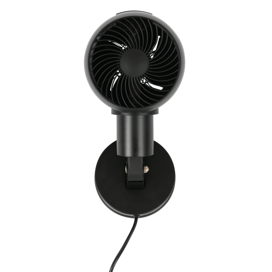 Lucci Air 21612649 - Настенный вентилятор JET 32W/230V черный + дистанционное управление