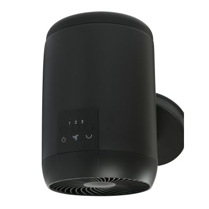 Lucci Air 21612649 - Настенный вентилятор JET 32W/230V черный + дистанционное управление