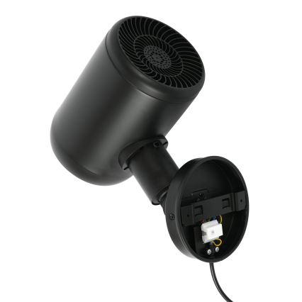 Lucci Air 21612649 - Настінний вентилятор JET 32W/230V чорний + пульт дистанційного керування