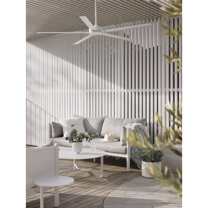 Lucci air 21616049 - Потолочный вентилятор MONZA IP55 белый + дистанционное управление