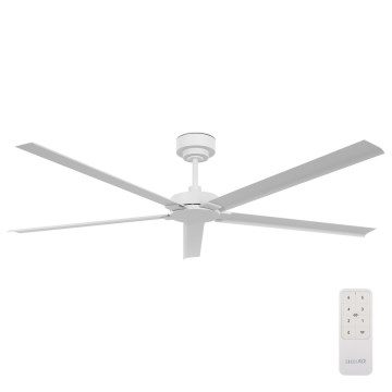 Lucci air 21616049 - Потолочный вентилятор MONZA IP55 белый + дистанционное управление