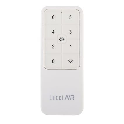 Lucci air 21616049 - Стельовий вентилятор MONZA IP55 білий + пульт дистанційного керування