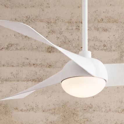 Lucci Air 21617049 - Светодиодный диммируемый потолочный вентилятор OSPREY 1xGX53/12W/230V, диаметр 132 см, белый + пульт дистанционного управления