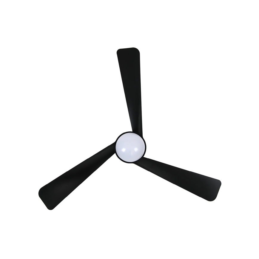 Lucci Air 21617149 - LED стельовий вентилятор OSPREY з можливістю затемнення 1xGX53/12W/230V, діаметр 132 см, чорний + пульт дистанційного керування
