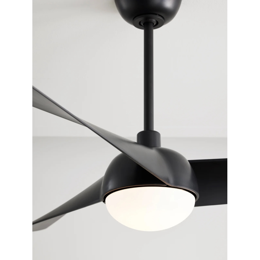Lucci Air 21617149 - диммируемый LED-потолочный вентилятор OSPREY 1xGX53/12W/230V, диаметр 132 см, чёрный + дистанционное управление
