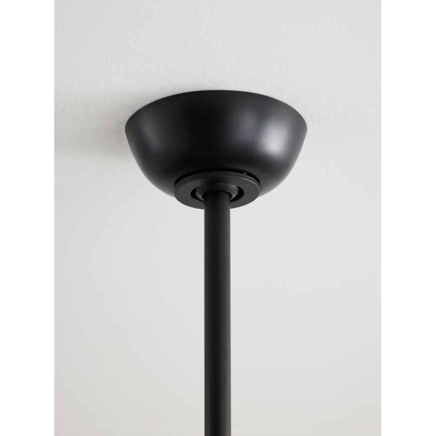 Lucci Air 21617149 - диммируемый LED-потолочный вентилятор OSPREY 1xGX53/12W/230V, диаметр 132 см, чёрный + дистанционное управление
