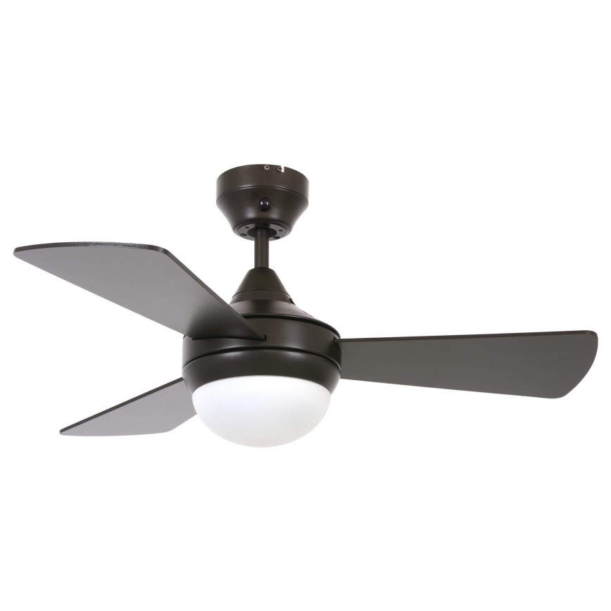 Lucci Air 512311 - Потолочный вентилятор AIRLIE HUGGER 2xE27/15W/230V дерево/коричневый + дистанционное управление