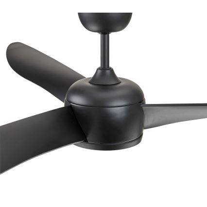 Lucci air 512910 - Світлодіодний стельовий вентилятор AIRFUSION NORDIC LED/20W/230V чорний + дистанційне керування