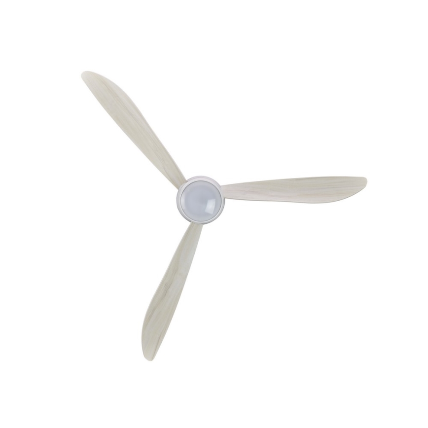 Lucci air 512911 - Светодиодный потолочный вентилятор AIRFUSION NORDIC LED/20W/230V дерево/белый + дистанционное управление