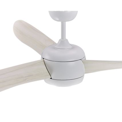 Lucci air 512911 - Світлодіодний стельовий вентилятор AIRFUSION NORDIC LED/20W/230V дерево/білий + пульт дистанційного керування