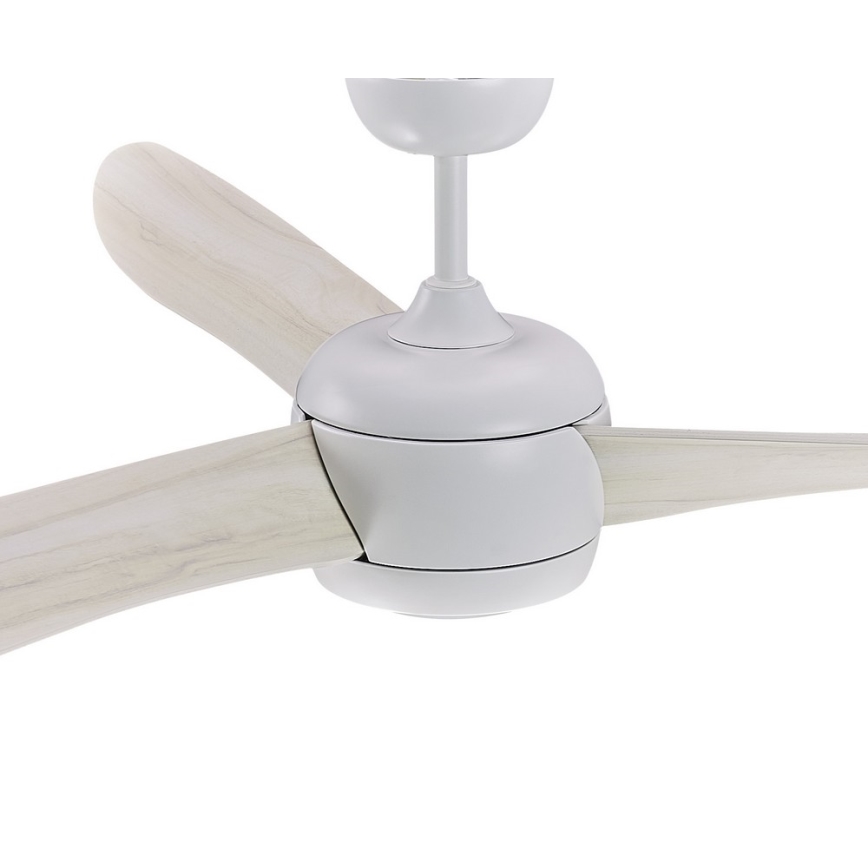 Lucci air 512911 - Світлодіодний стельовий вентилятор AIRFUSION NORDIC LED/20W/230V дерево/білий + пульт дистанційного керування