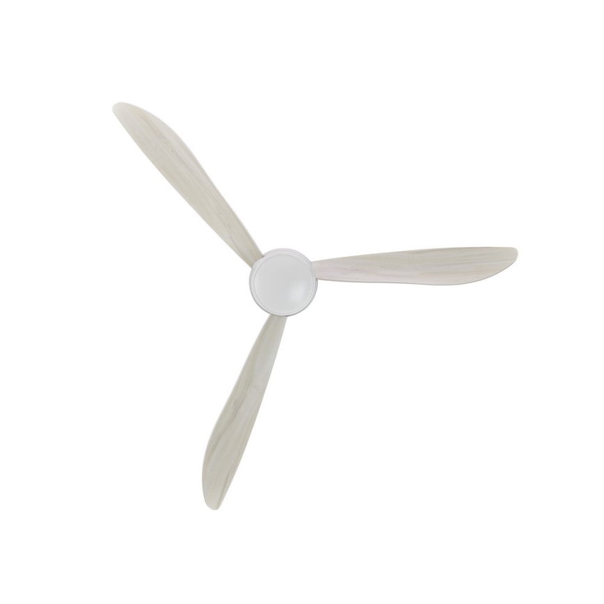 Lucci air 512911 - Світлодіодний стельовий вентилятор AIRFUSION NORDIC LED/20W/230V дерево/білий + пульт дистанційного керування