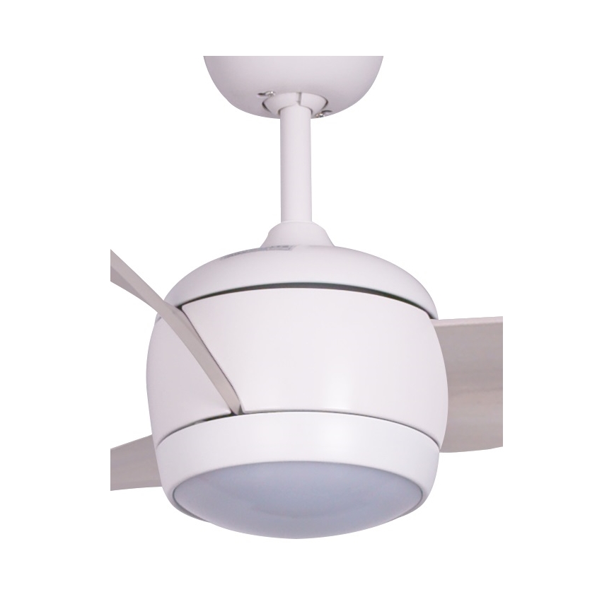 Lucci air 512911 - Світлодіодний стельовий вентилятор AIRFUSION NORDIC LED/20W/230V дерево/білий + пульт дистанційного керування