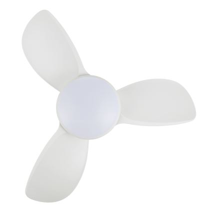 Lucci air 513071 - Светодиодный потолочный вентилятор с регулированием яркости SYROS LED/18W/230V 3000/4000/6000K белый + дистанционное управление