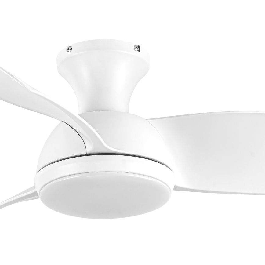 Lucci air 513071 - Светодиодный потолочный вентилятор с регулированием яркости SYROS LED/18W/230V 3000/4000/6000K белый + дистанционное управление