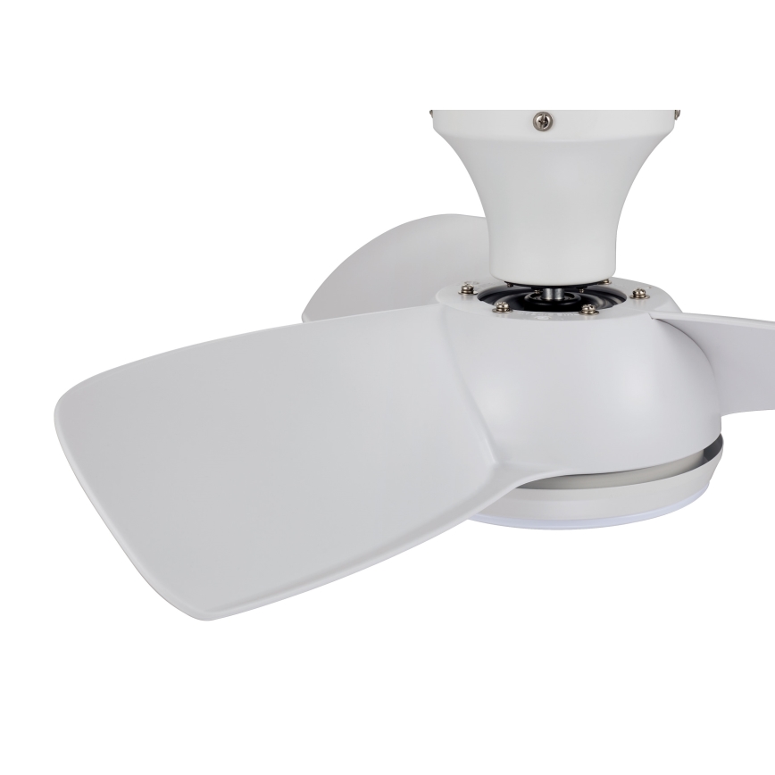 Lucci air 513071 - Светодиодный потолочный вентилятор с регулированием яркости SYROS LED/18W/230V 3000/4000/6000K белый + дистанционное управление