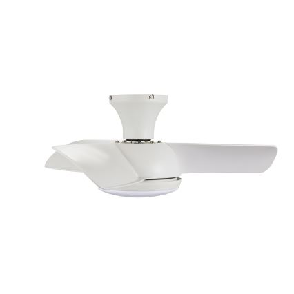 Lucci air 513071 - Светодиодный потолочный вентилятор с регулированием яркости SYROS LED/18W/230V 3000/4000/6000K белый + дистанционное управление
