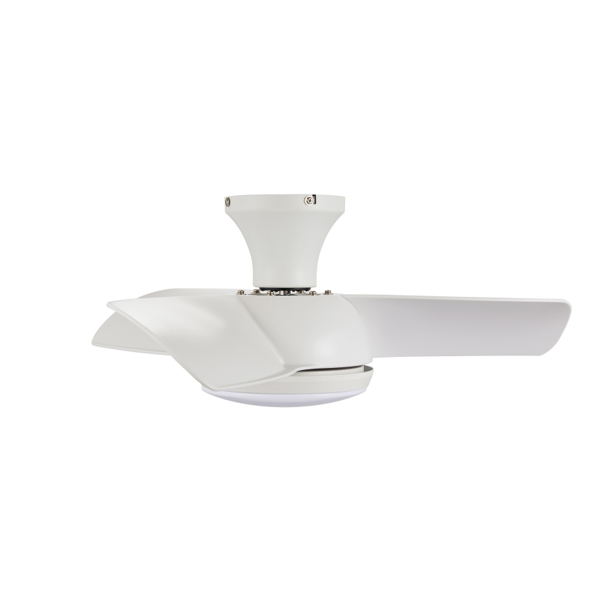 Lucci air 513071 - Светодиодный потолочный вентилятор с регулированием яркости SYROS LED/18W/230V 3000/4000/6000K белый + дистанционное управление