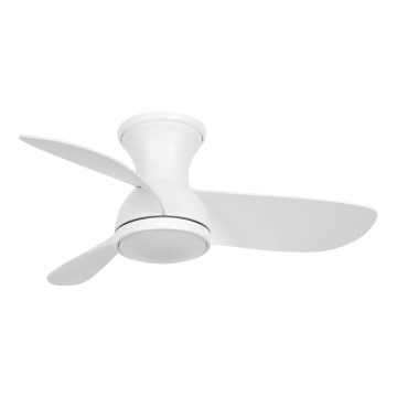 Lucci Air 51307149 - LED стельовий вентилятор SYROS II з димером LED/18W/230V 3000/4000/6000K діаметр 76 см білий + пульт дистанційного керування
